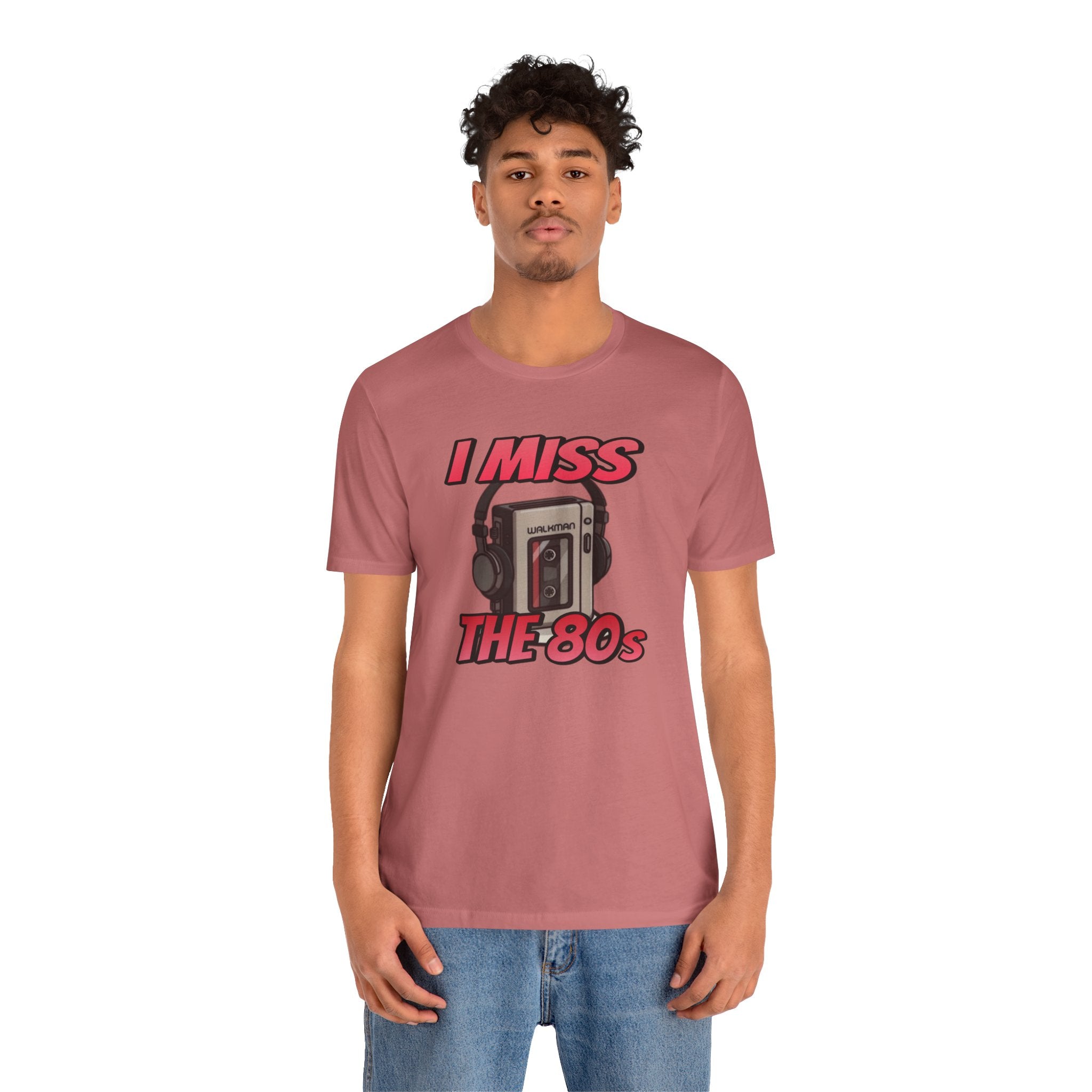 "I Miss the 80s" Retro Walkman Nostalgia Graphic Tee