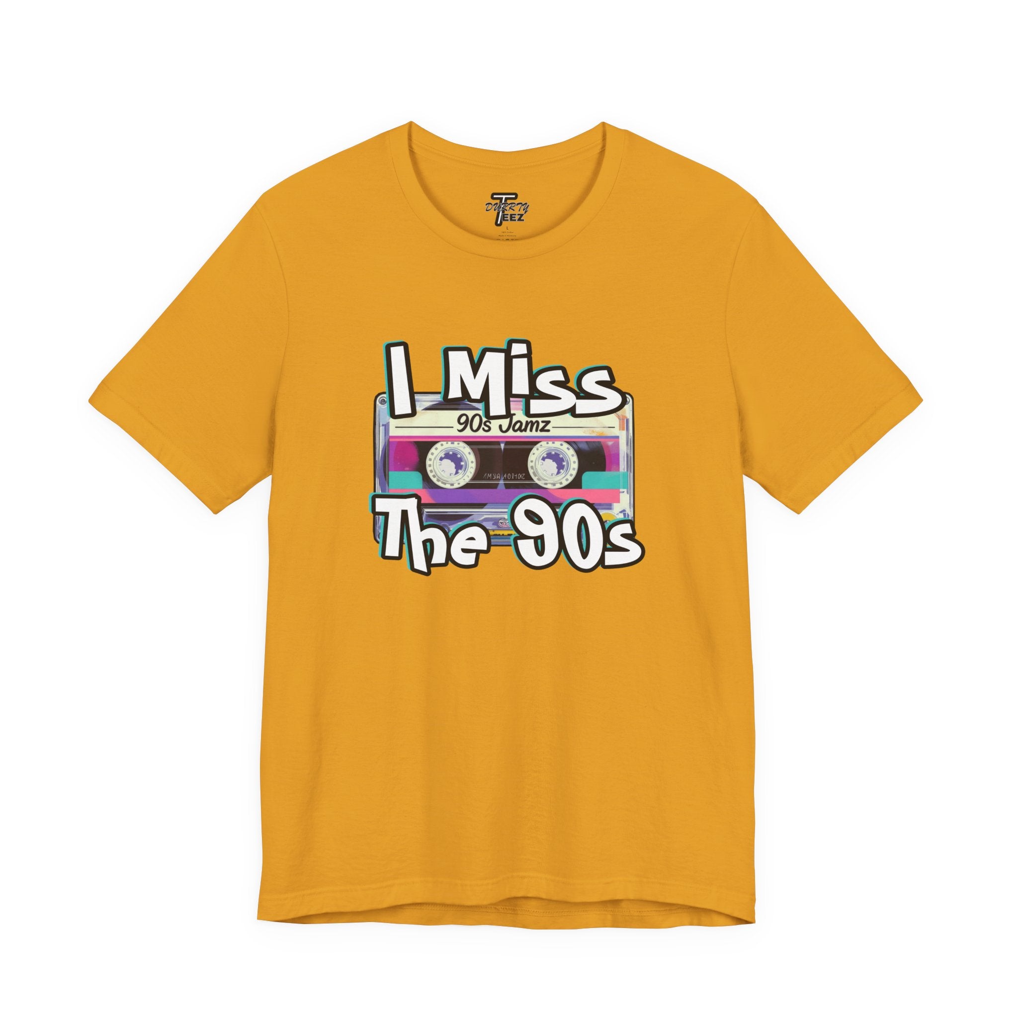 "I Miss The 90s" Retro Cassette Nostalgia Graphic Tee