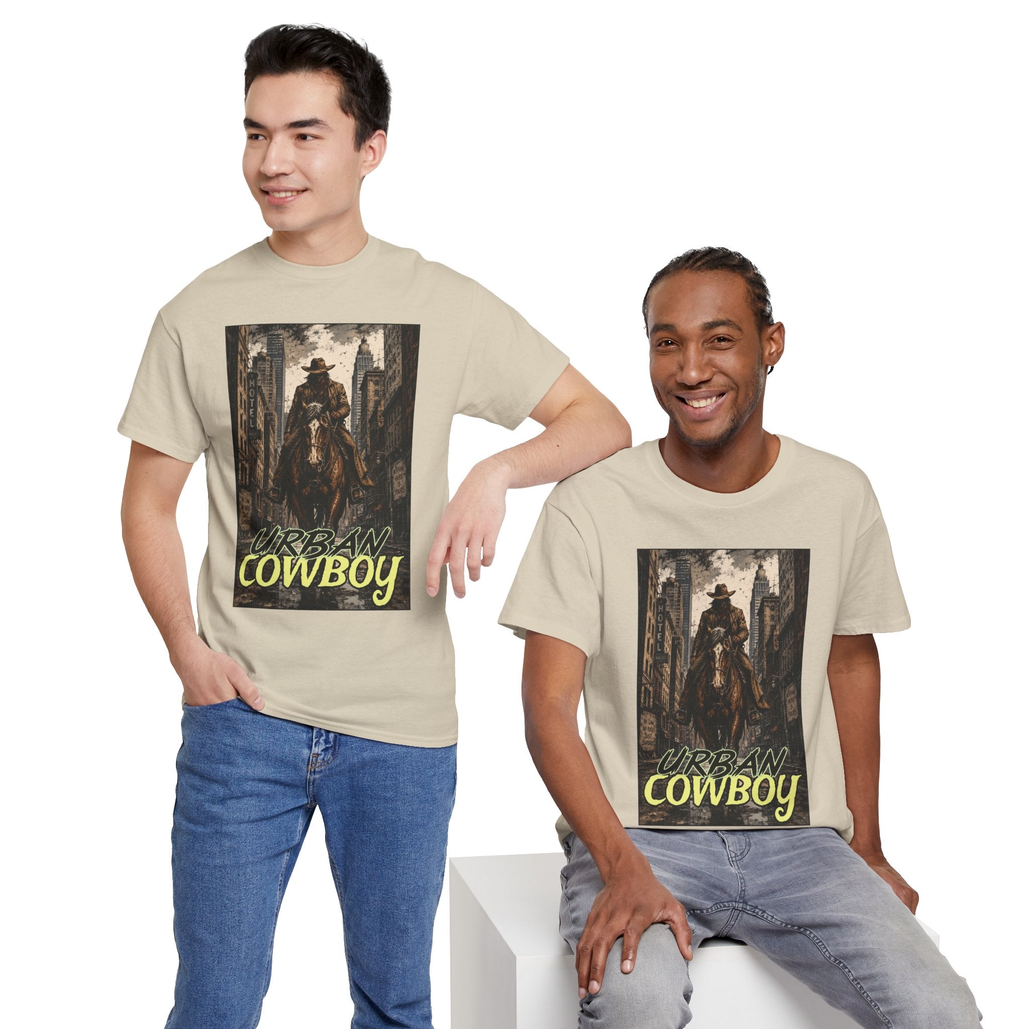 "Urban Cowboy" Retro City Cowboy Graphic Tee