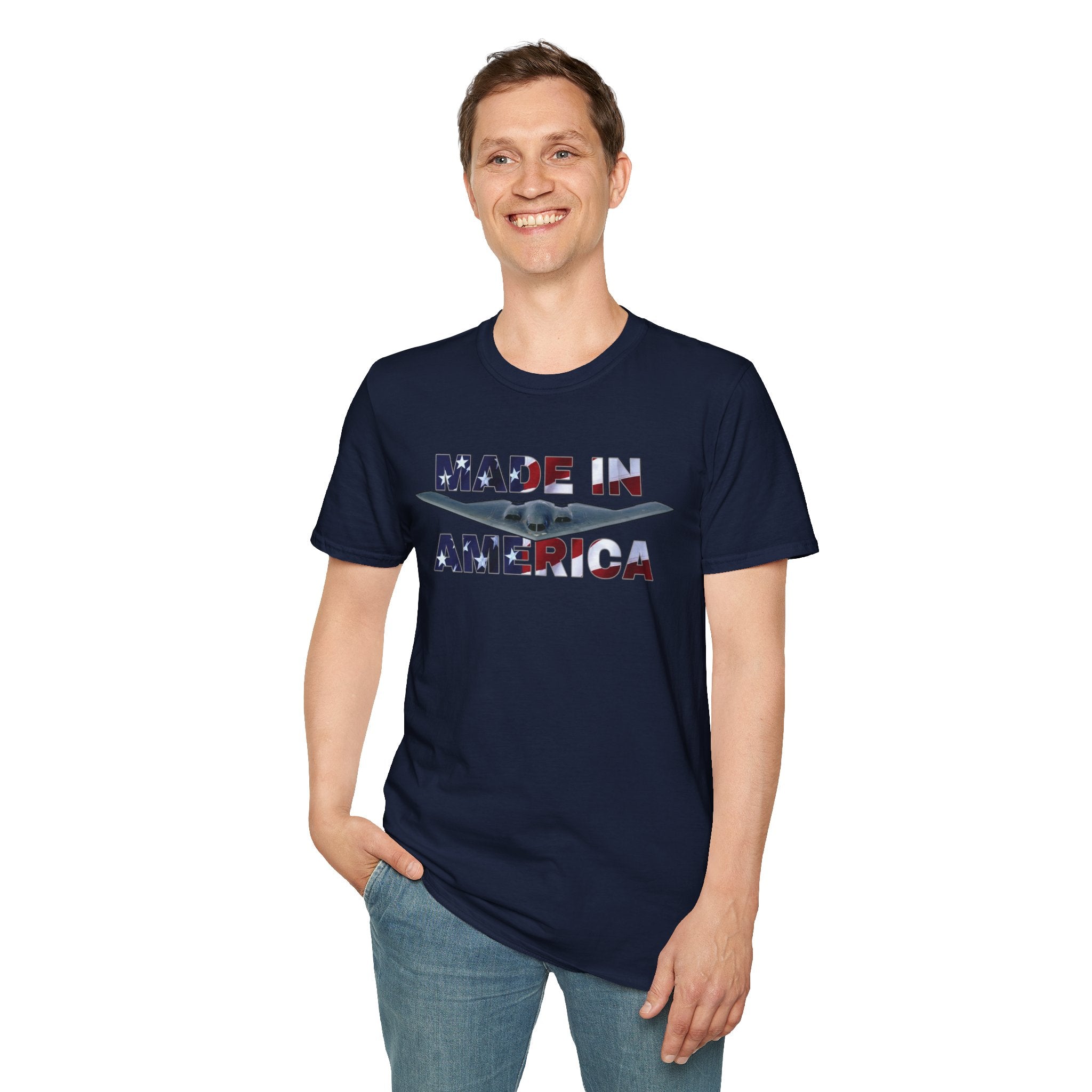 "Made In America" B2 Bomber America 250 Graphic Tee