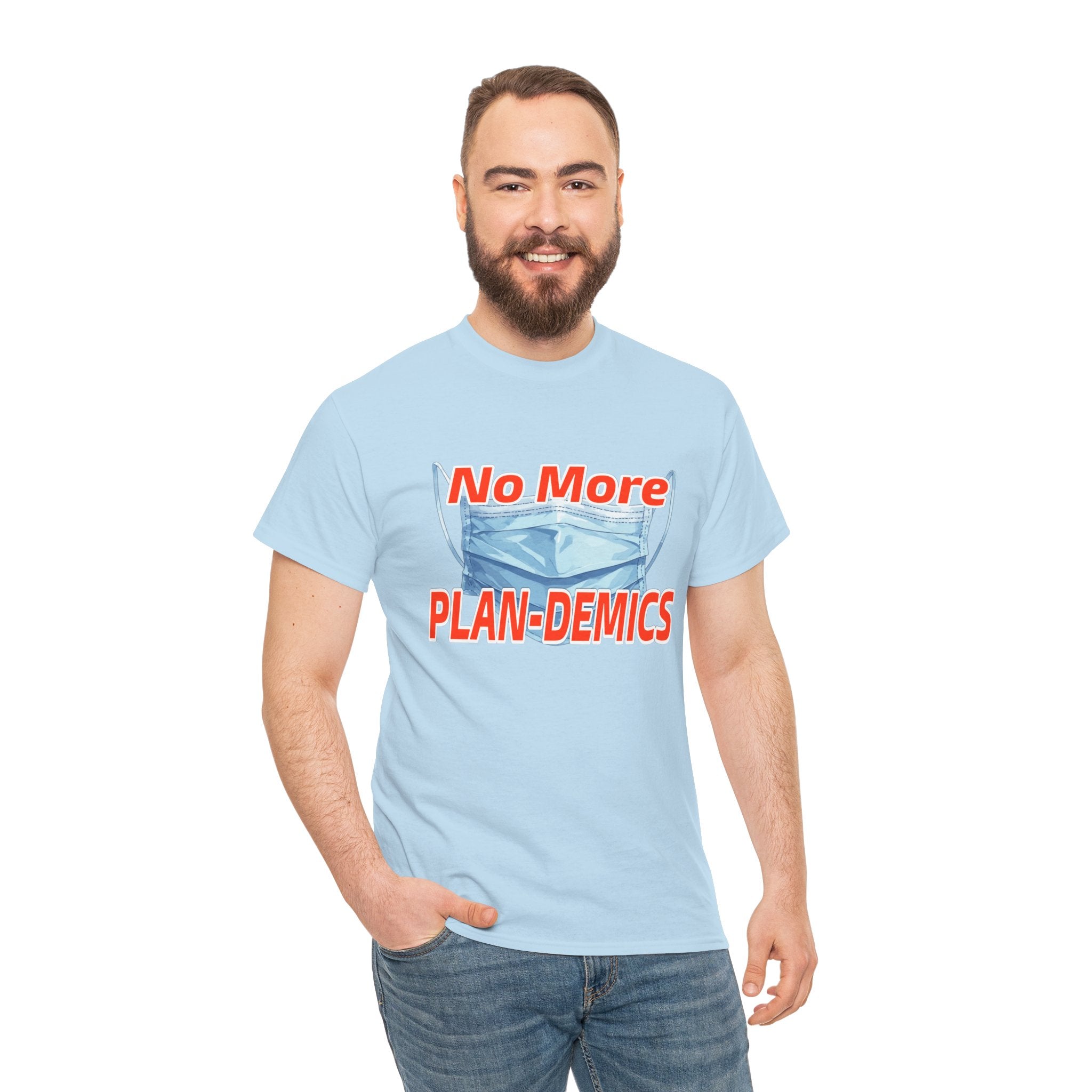 "No More PLAN-DEMICS" Mask Protest Graphic Tee