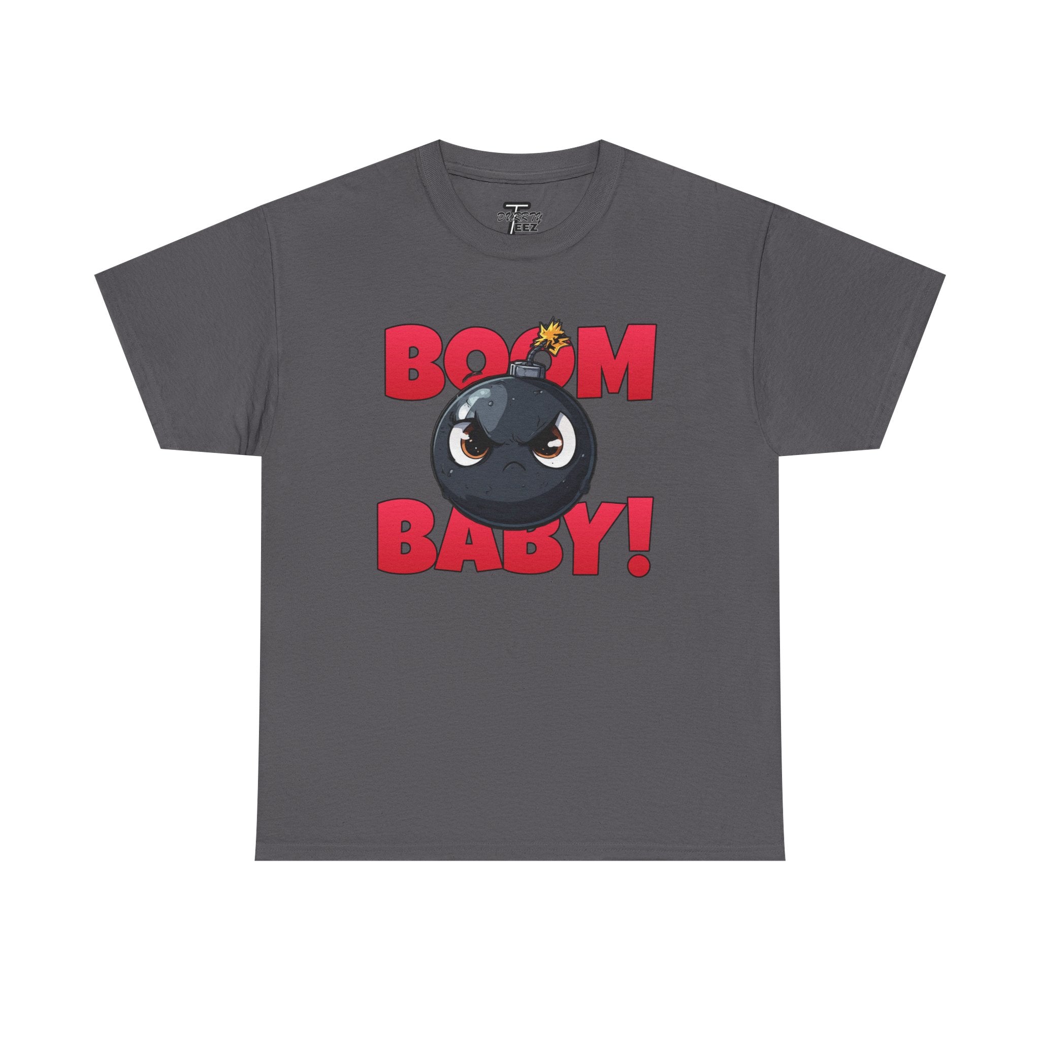"Boom Baby!" Retro Cartoon Bomb Graphic Tee