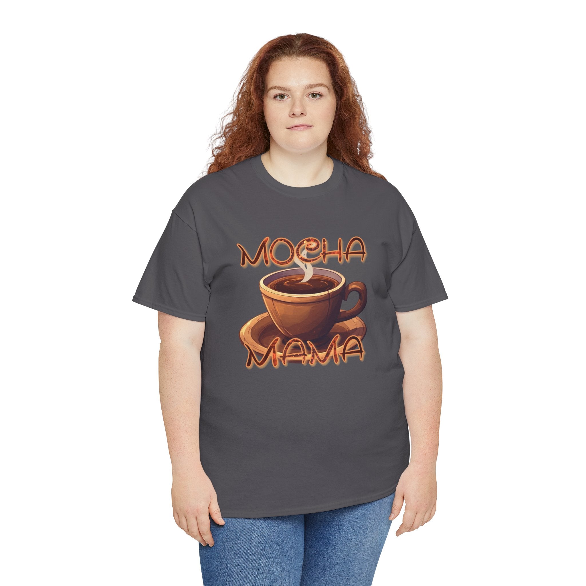 "Mocha Mama" — Coffee Lover Graphic Tee