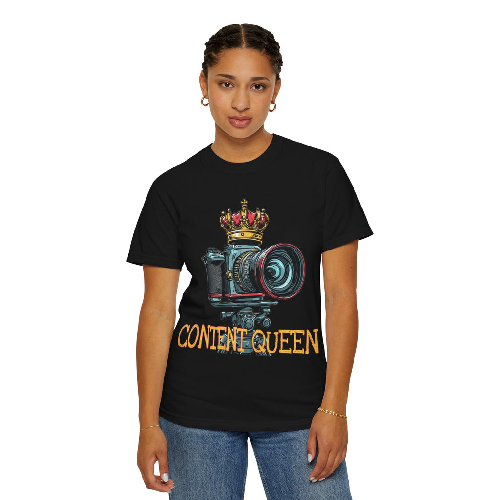 "Content Queen" Camera Graphic Tee