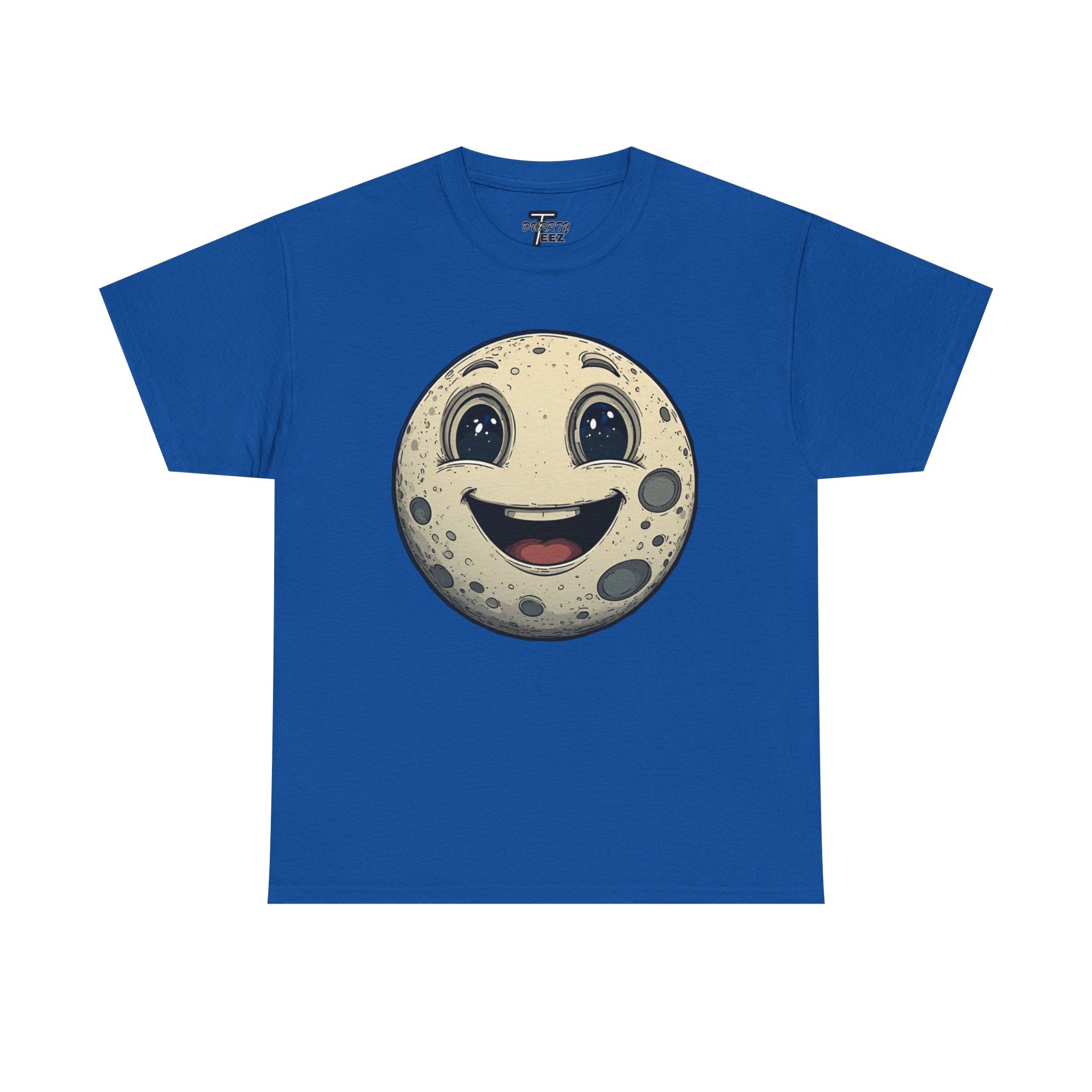 Happy Moonface T-Shirt — Cute Vintage Moon
