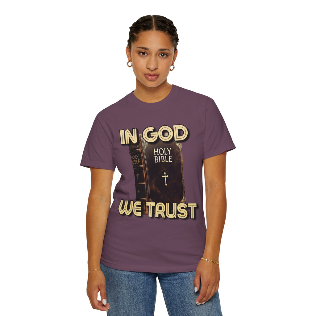"In God We Trust" Faith Graphic Tee