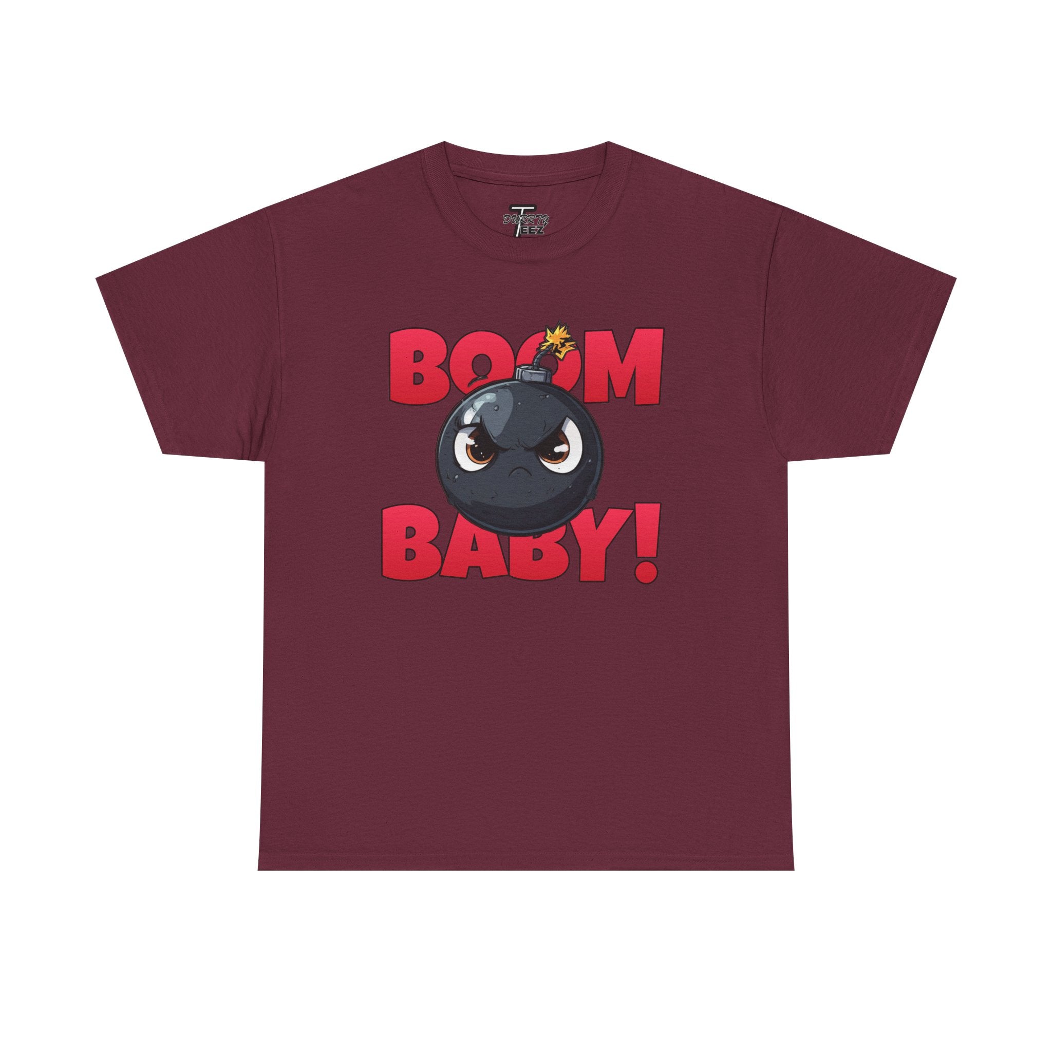 "Boom Baby!" Retro Cartoon Bomb Graphic Tee