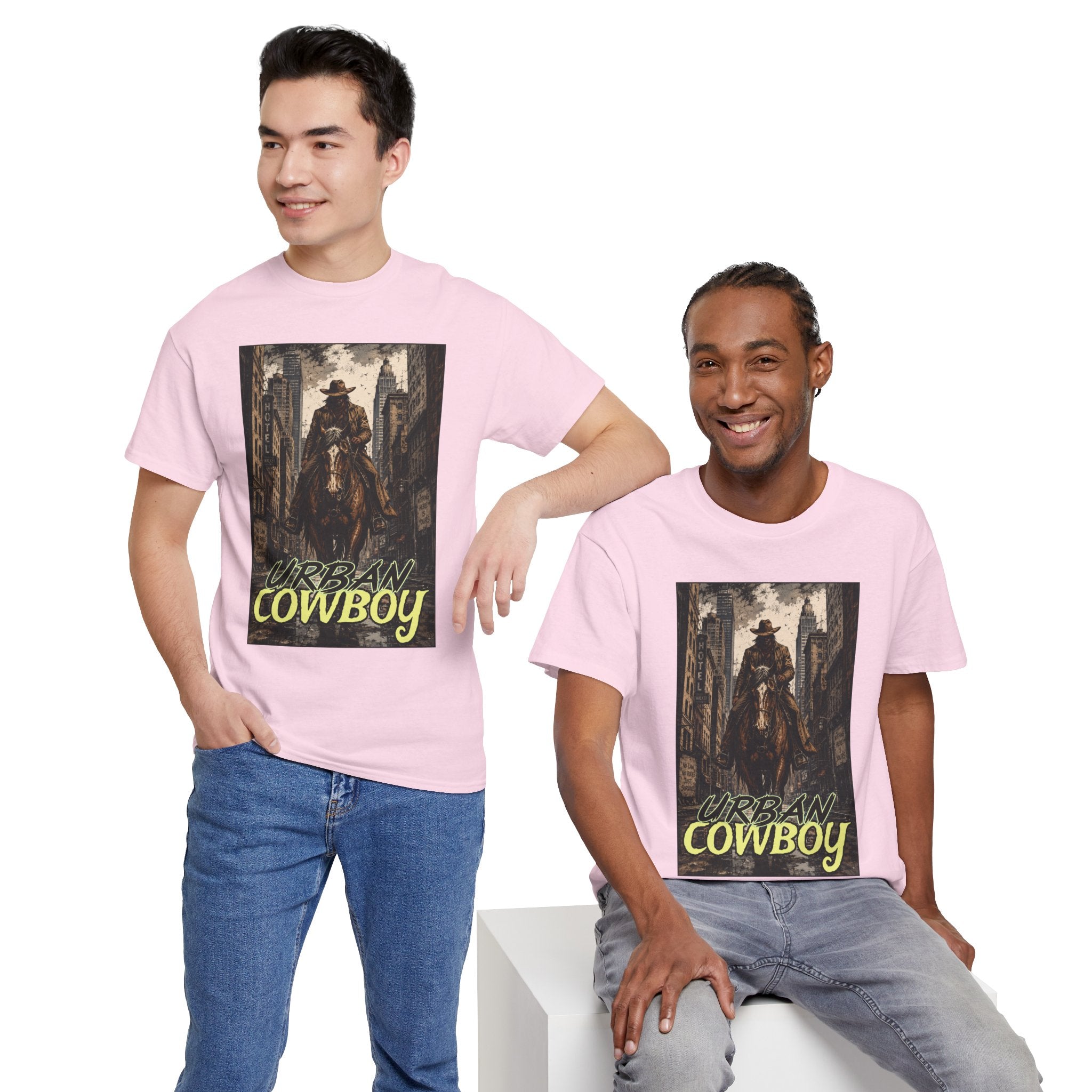 "Urban Cowboy" Retro City Cowboy Graphic Tee