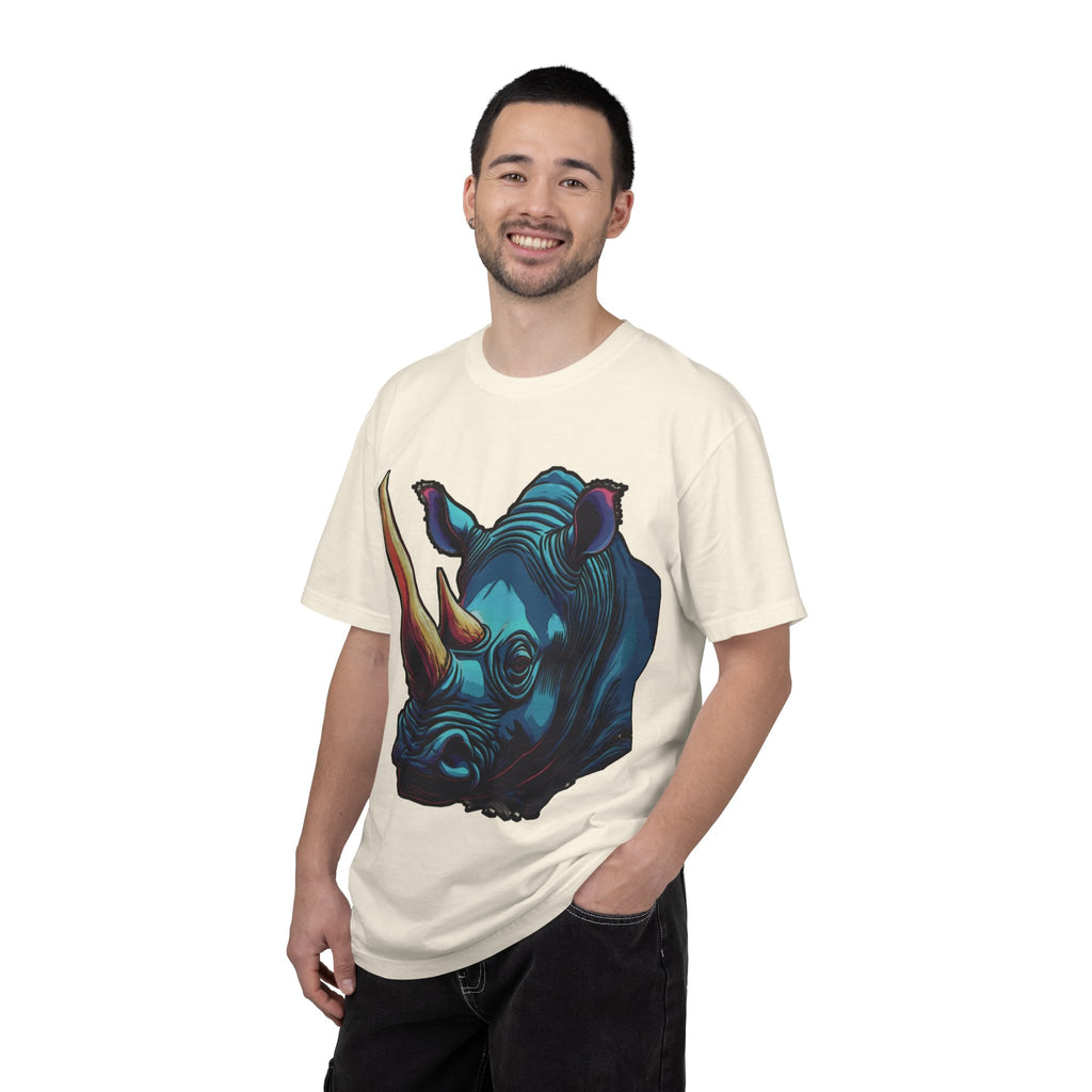 "Rhino Head" Graphic T-Shirt — Bold Animal