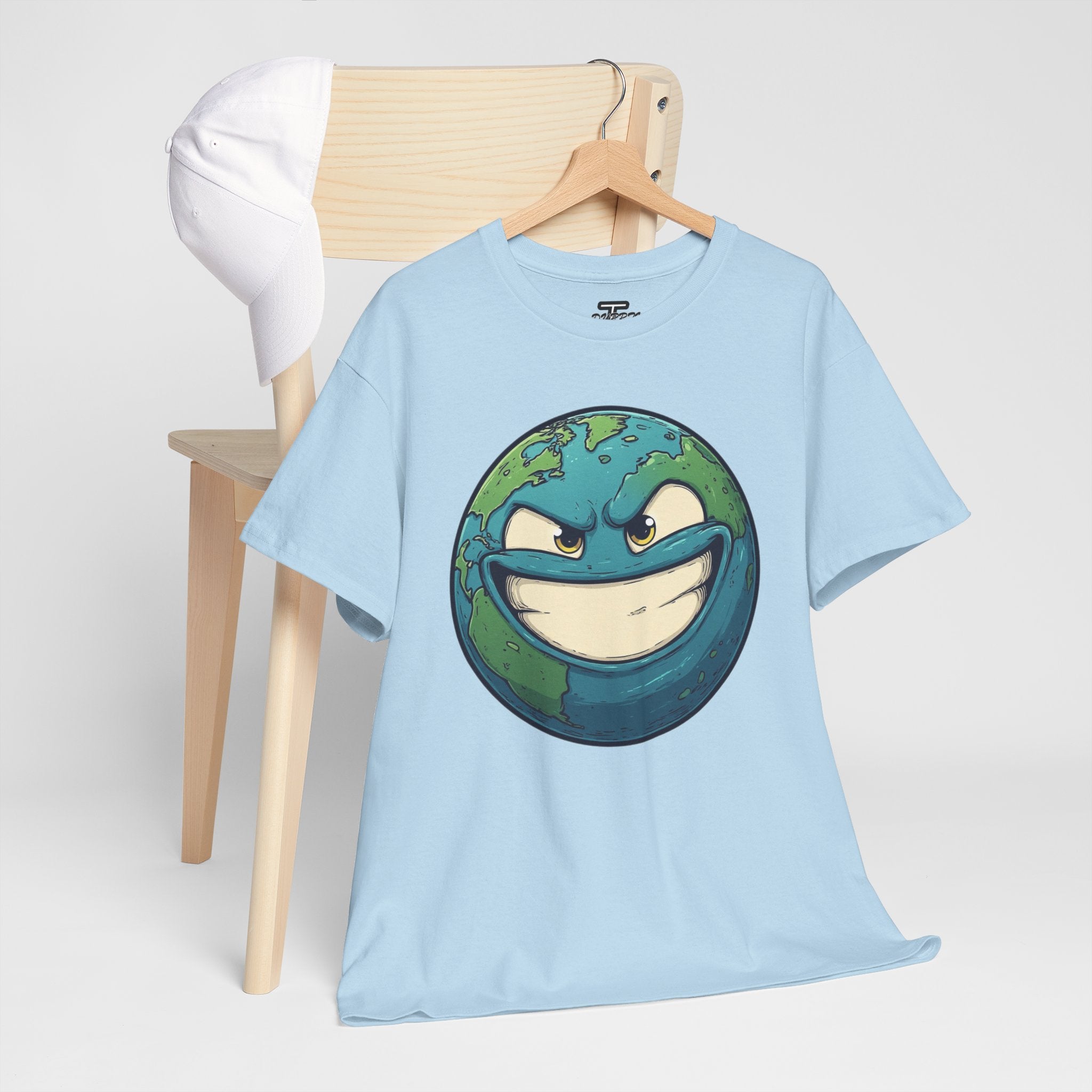 "Smirking Earth" Graphic Tee