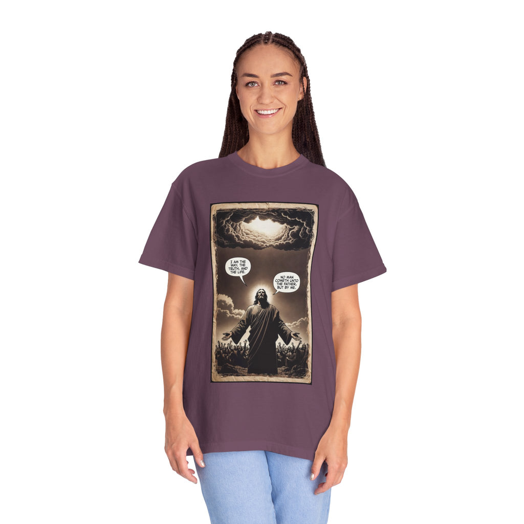 Jesus Comic Panel "I Am The Way" Graphic Tee