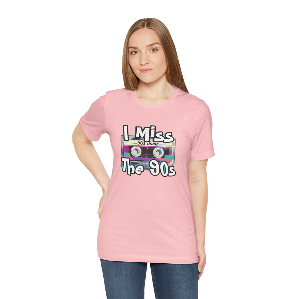 "I Miss The 90s" Retro Cassette Nostalgia Graphic Tee