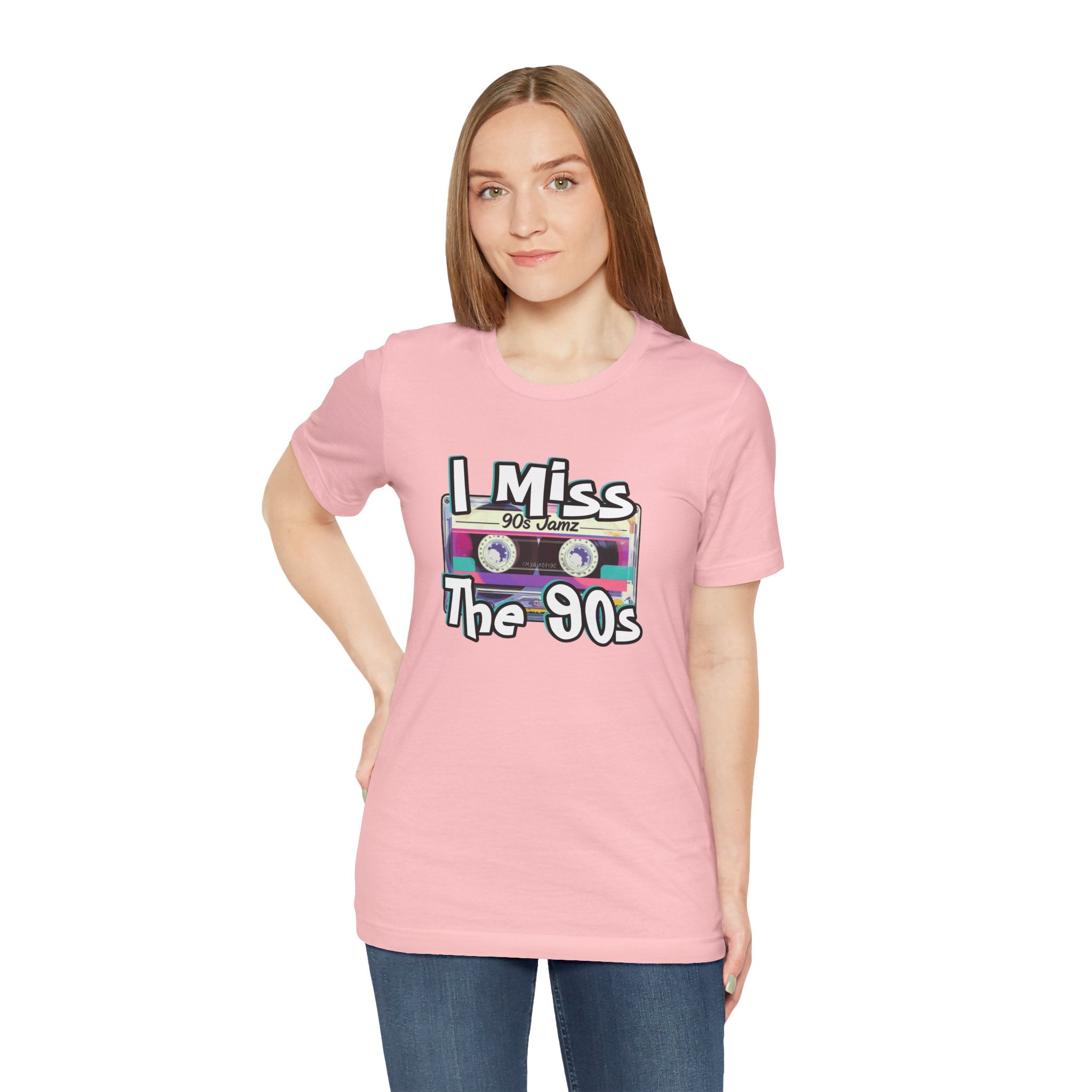"I Miss The 90s" Retro Cassette Nostalgia Graphic Tee