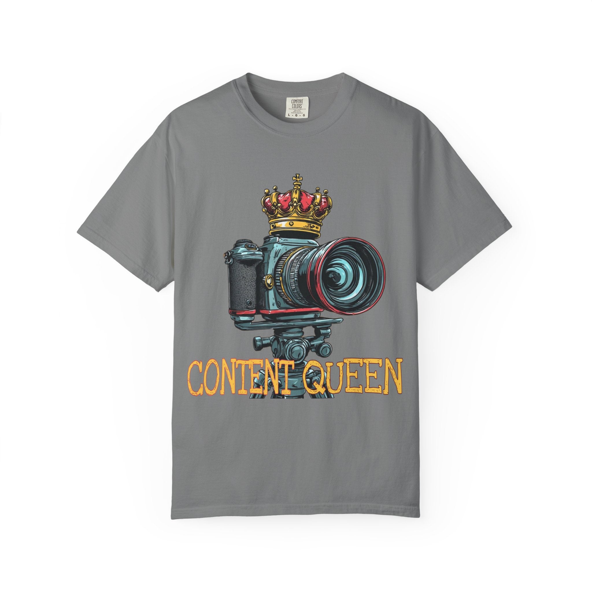 "Content Queen" Camera Graphic Tee