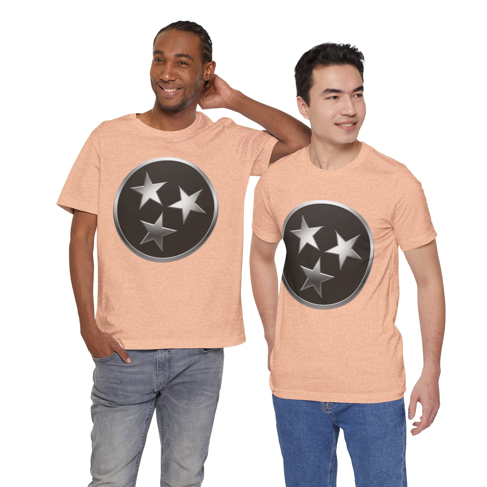 "Tennessee Pride" Metallic Black State Emblem Graphic Tee