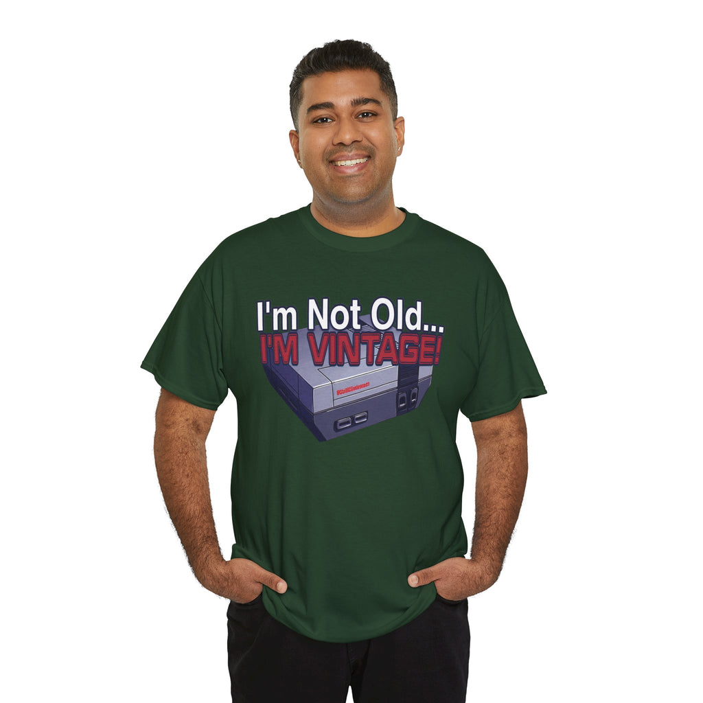"I'm Not Old... I'm Vintage" Retro Gaming T-Shirt