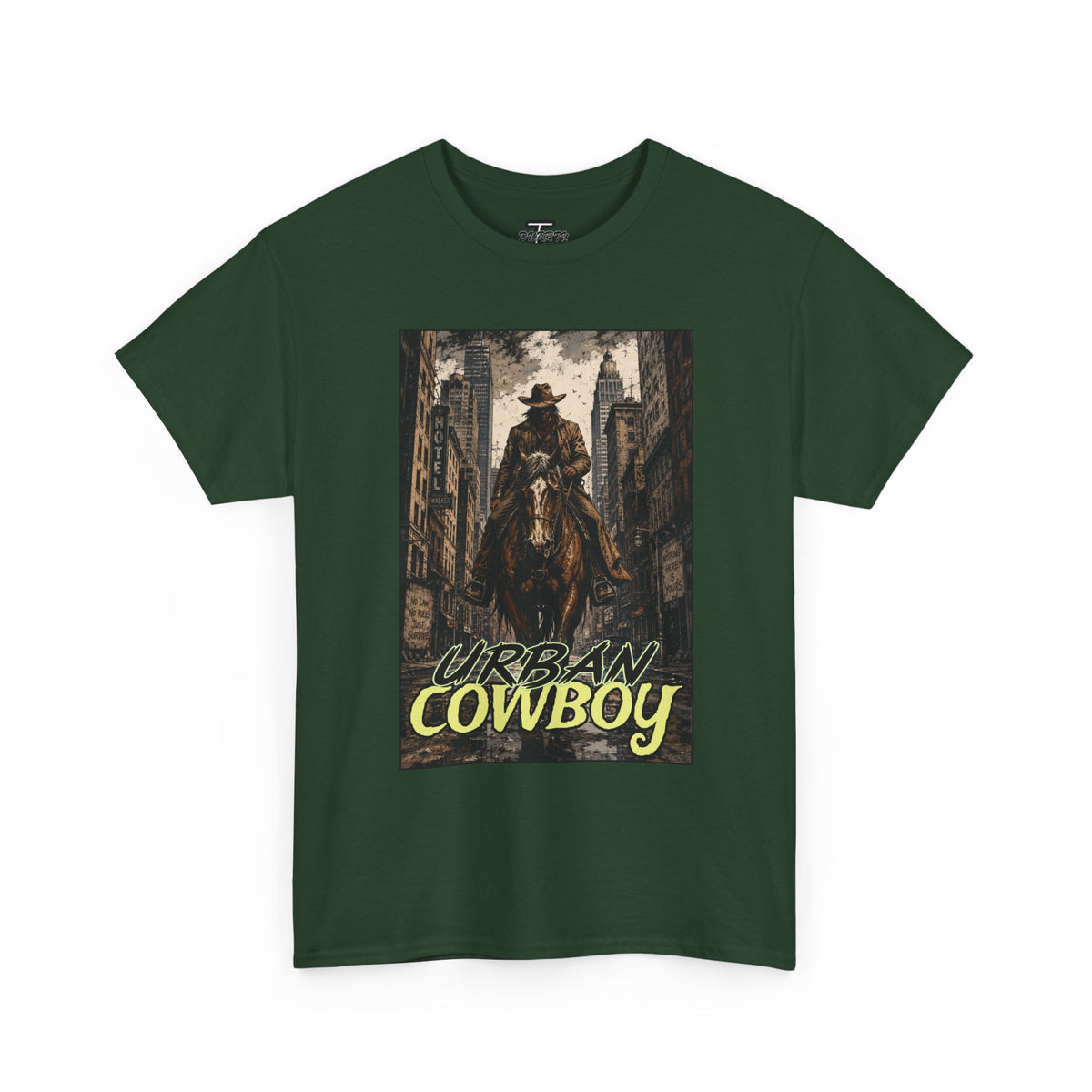 "Urban Cowboy" Retro City Cowboy Graphic Tee