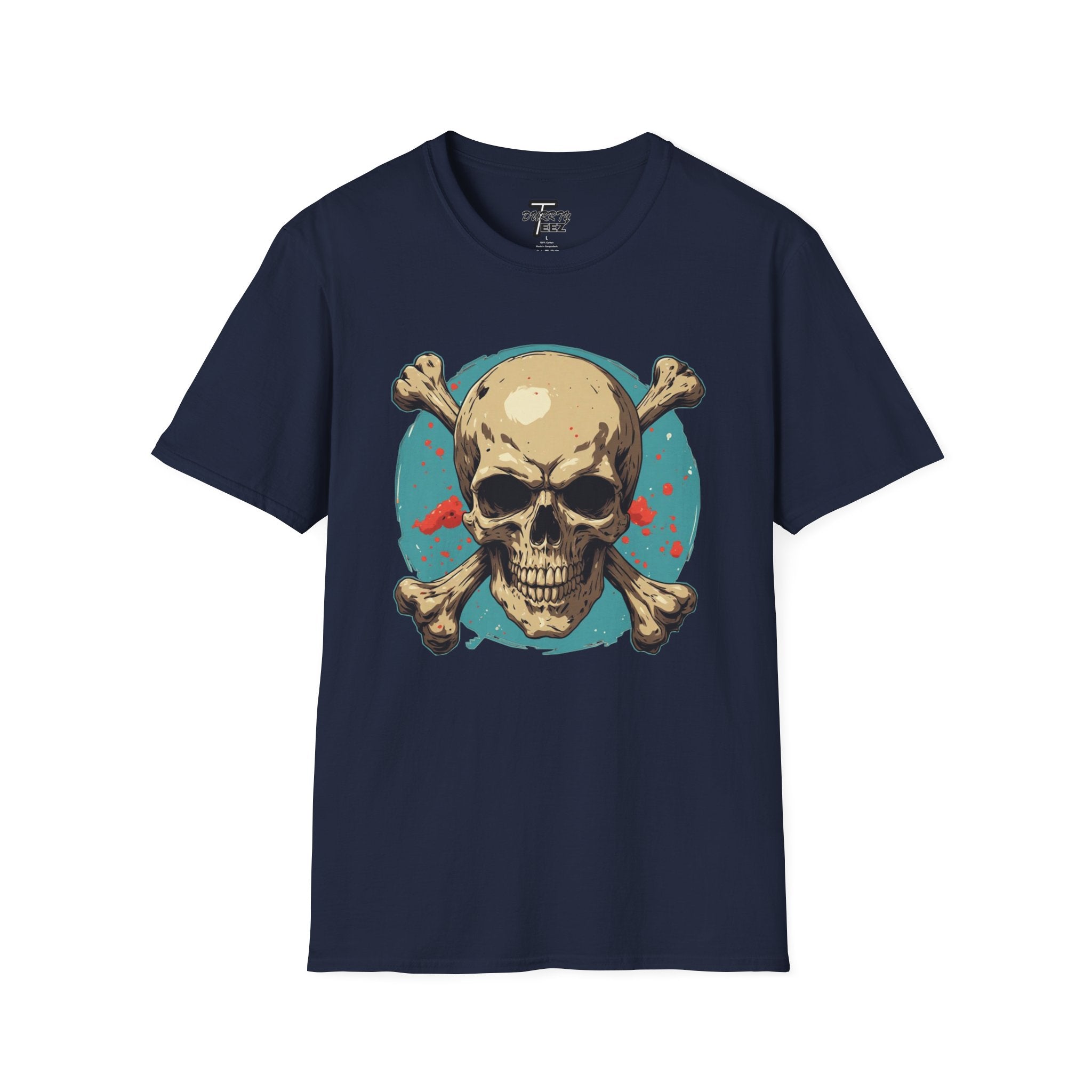 "Skull & Crossbones" Retro Pirate Skull Graphic Tee