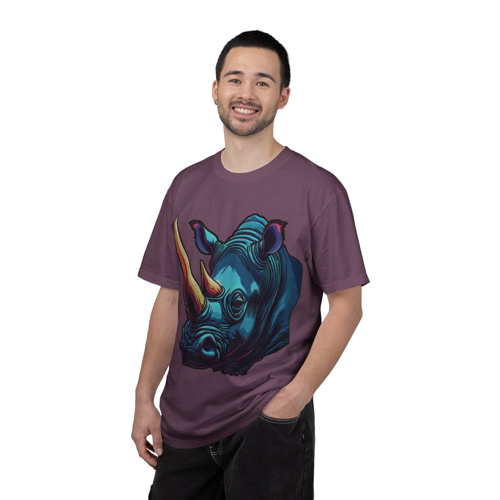 "Rhino Head" Graphic T-Shirt — Bold Animal