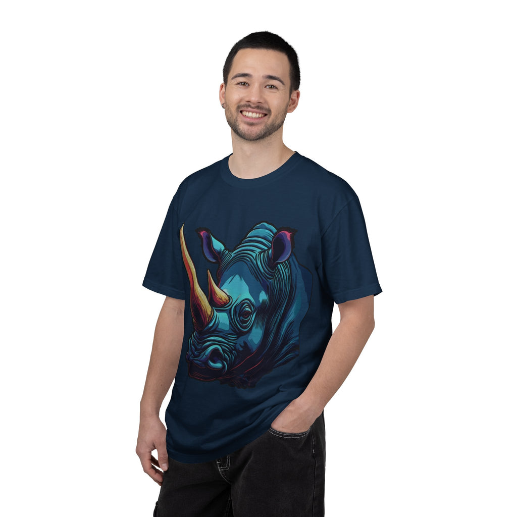 "Rhino Head" Graphic T-Shirt — Bold Animal