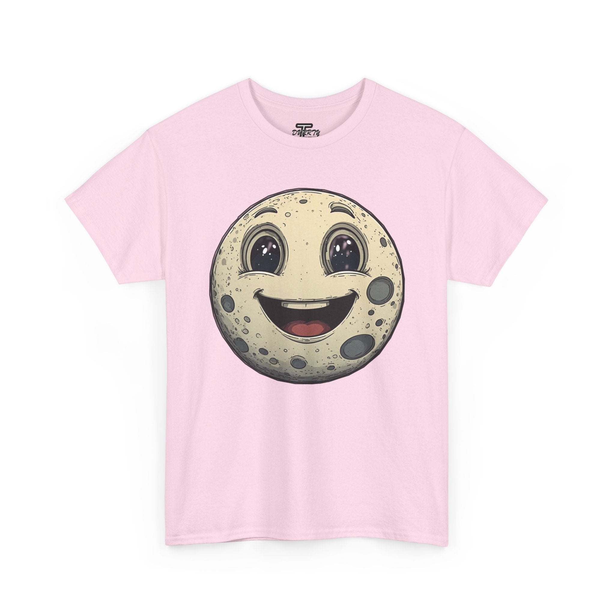 Happy Moonface T-Shirt — Cute Vintage Moon