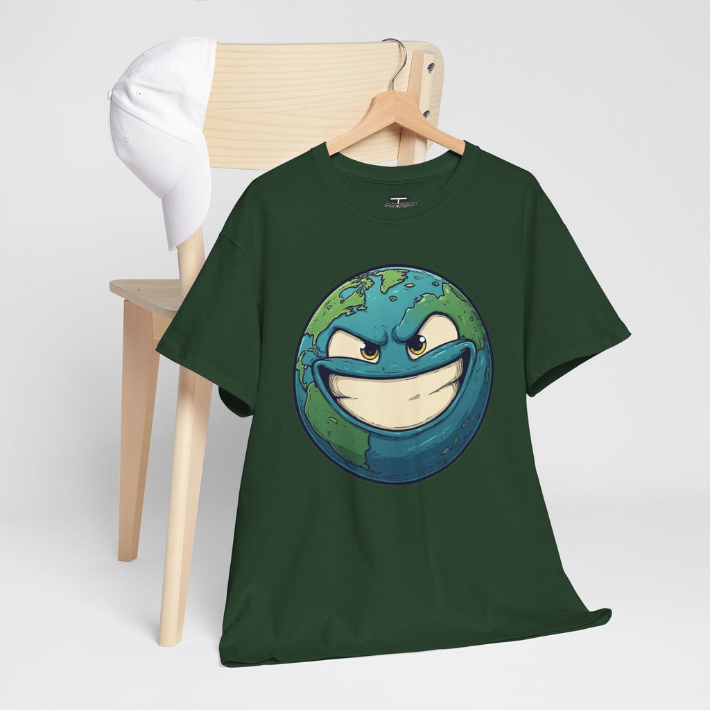 "Smirking Earth" Graphic Tee