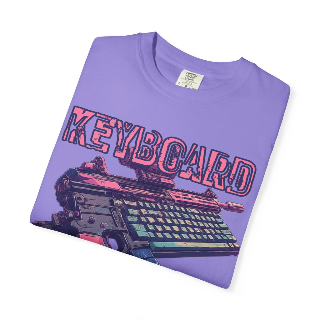 "Keyboard Warrior" Pink Graphic Tee