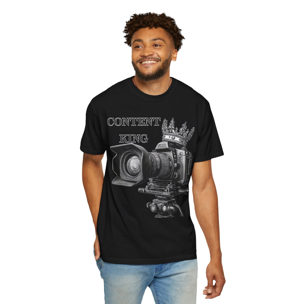 "Content King" Camera Graphic Tee