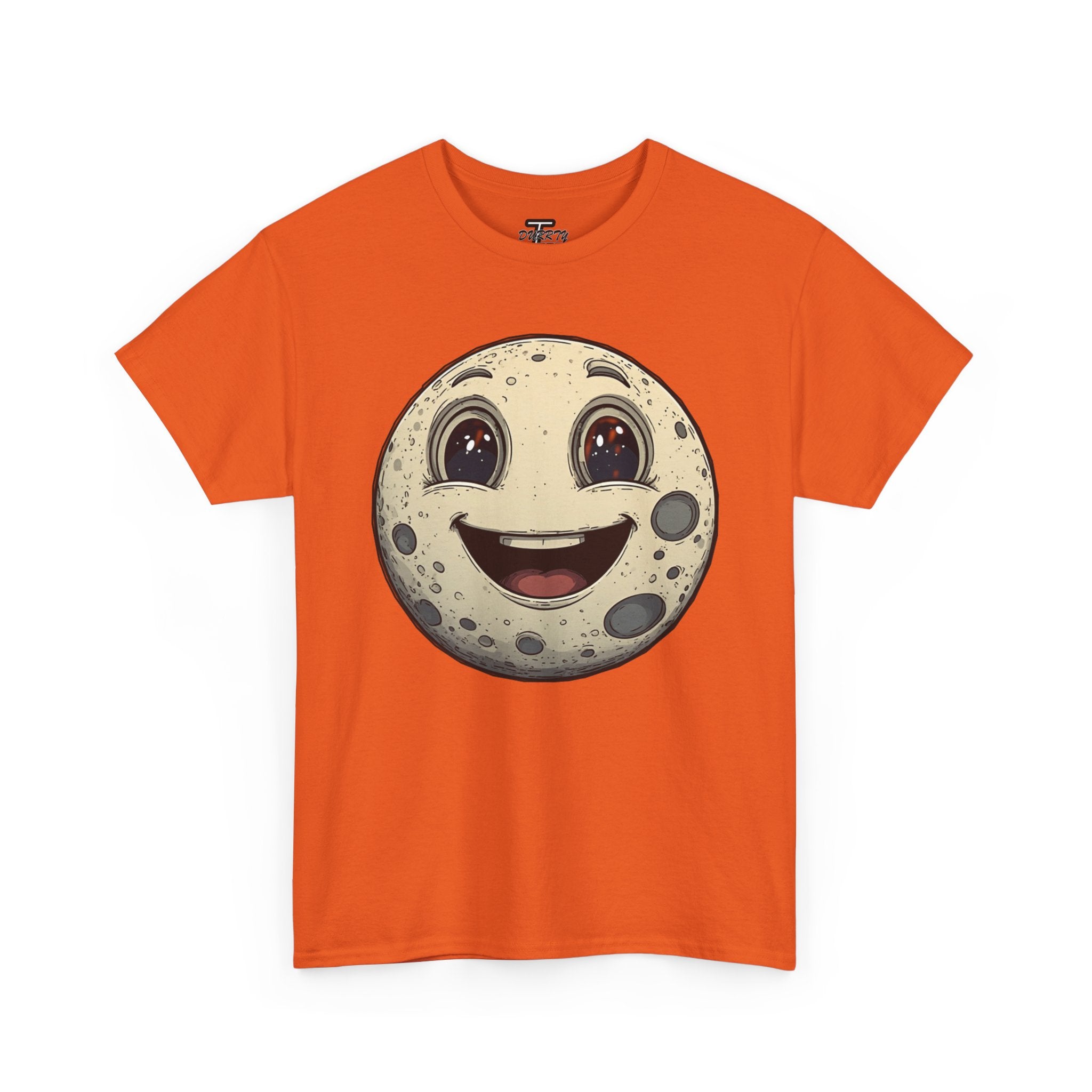 Happy Moonface T-Shirt — Cute Vintage Moon