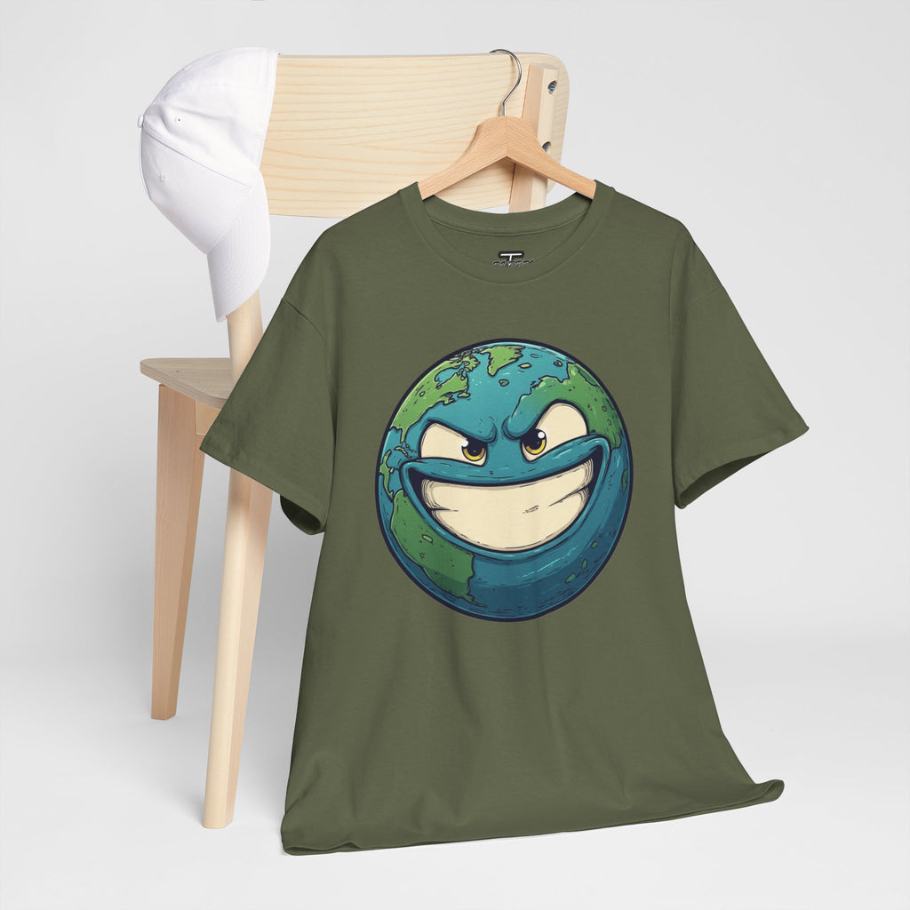 "Smirking Earth" Graphic Tee