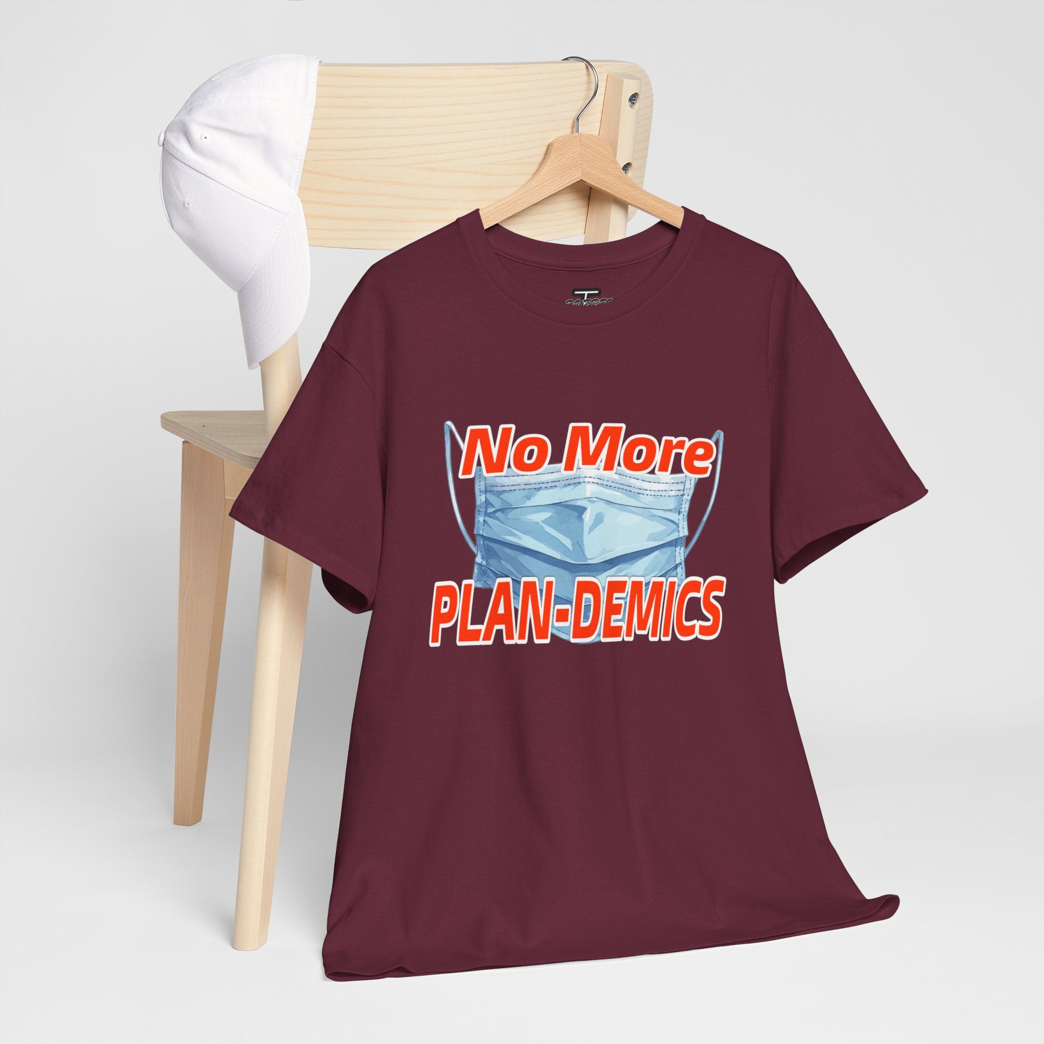 "No More PLAN-DEMICS" Mask Protest Graphic Tee