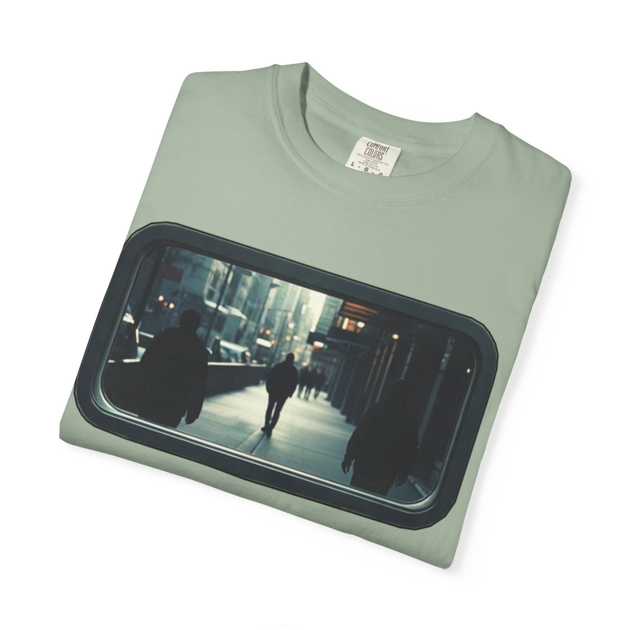 "Outside My Window" Urban Night Commuter Graphic Tee