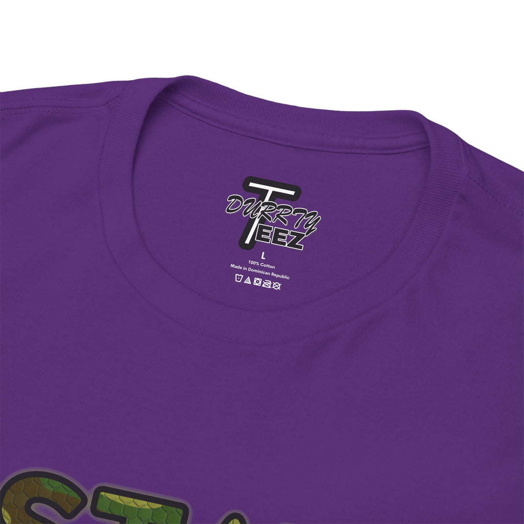 "Stay Based!" Green Camo Graphic Tee