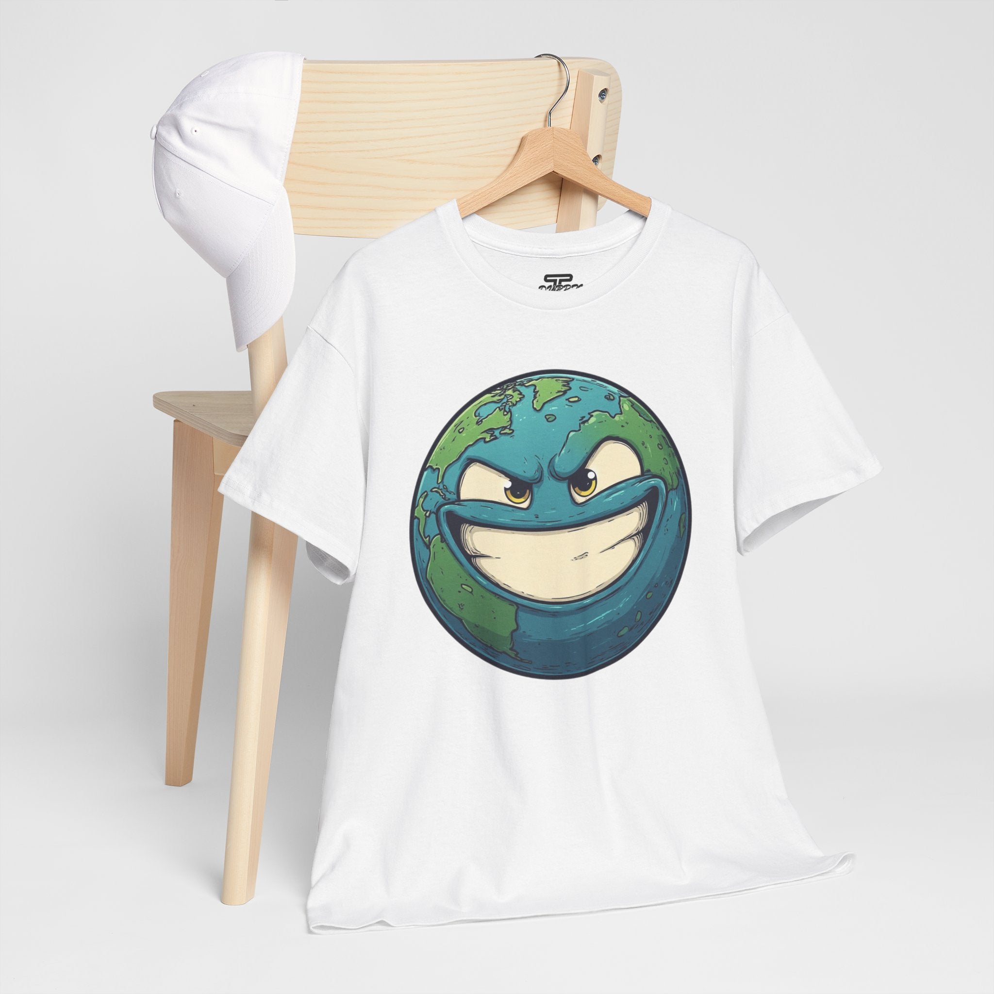 "Smirking Earth" Graphic Tee