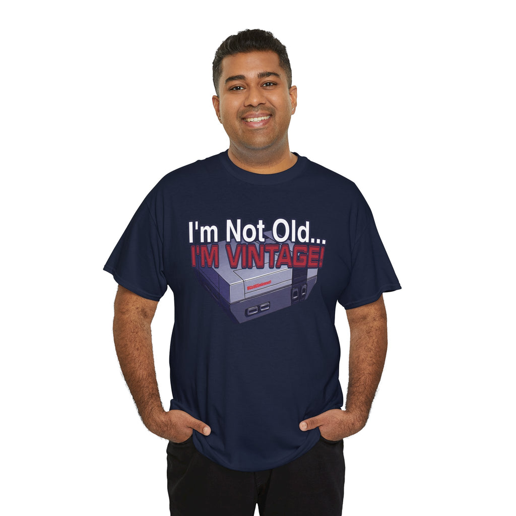 "I'm Not Old... I'm Vintage" Retro Gaming T-Shirt