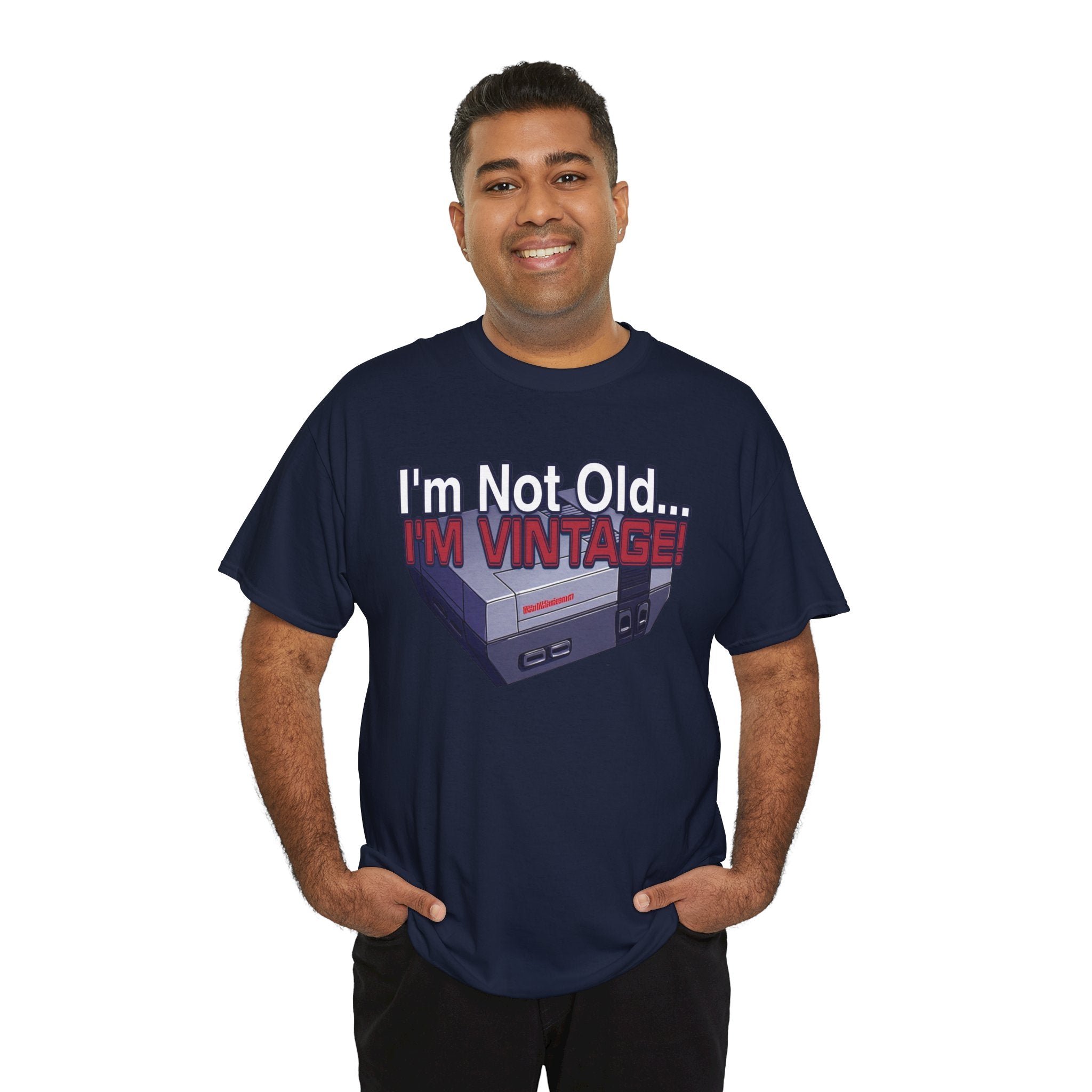 "I'm Not Old... I'm Vintage" Retro Gaming T-Shirt