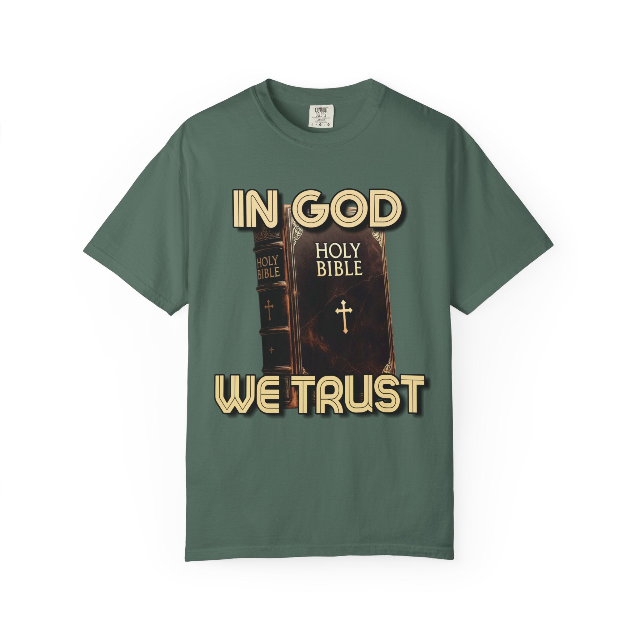 "In God We Trust" Faith Graphic Tee