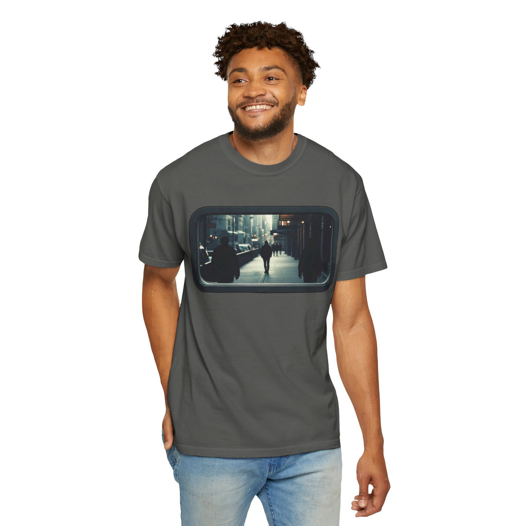"Outside My Window" Urban Night Commuter Graphic Tee