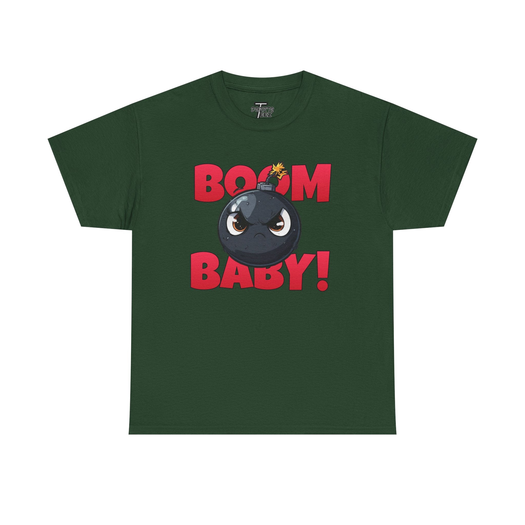"Boom Baby!" Retro Cartoon Bomb Graphic Tee