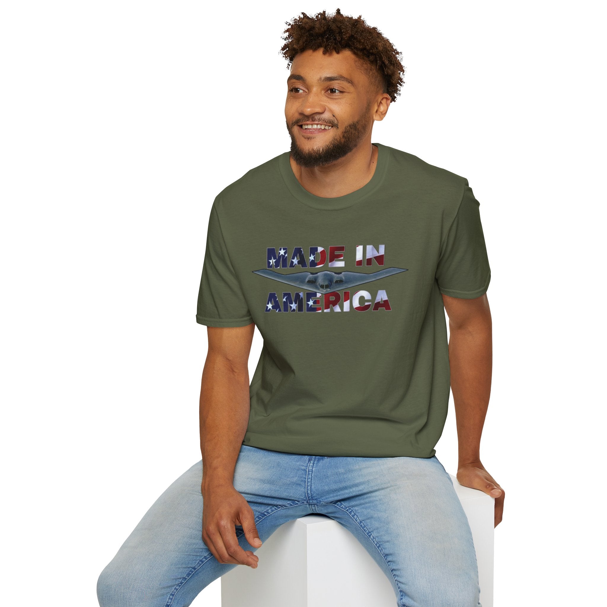 "Made In America" B2 Bomber America 250 Graphic Tee