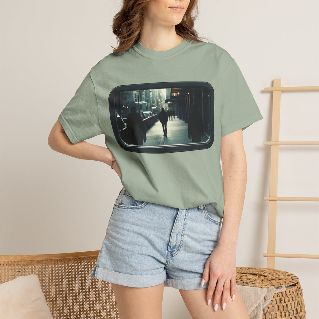 "Outside My Window" Urban Night Commuter Graphic Tee
