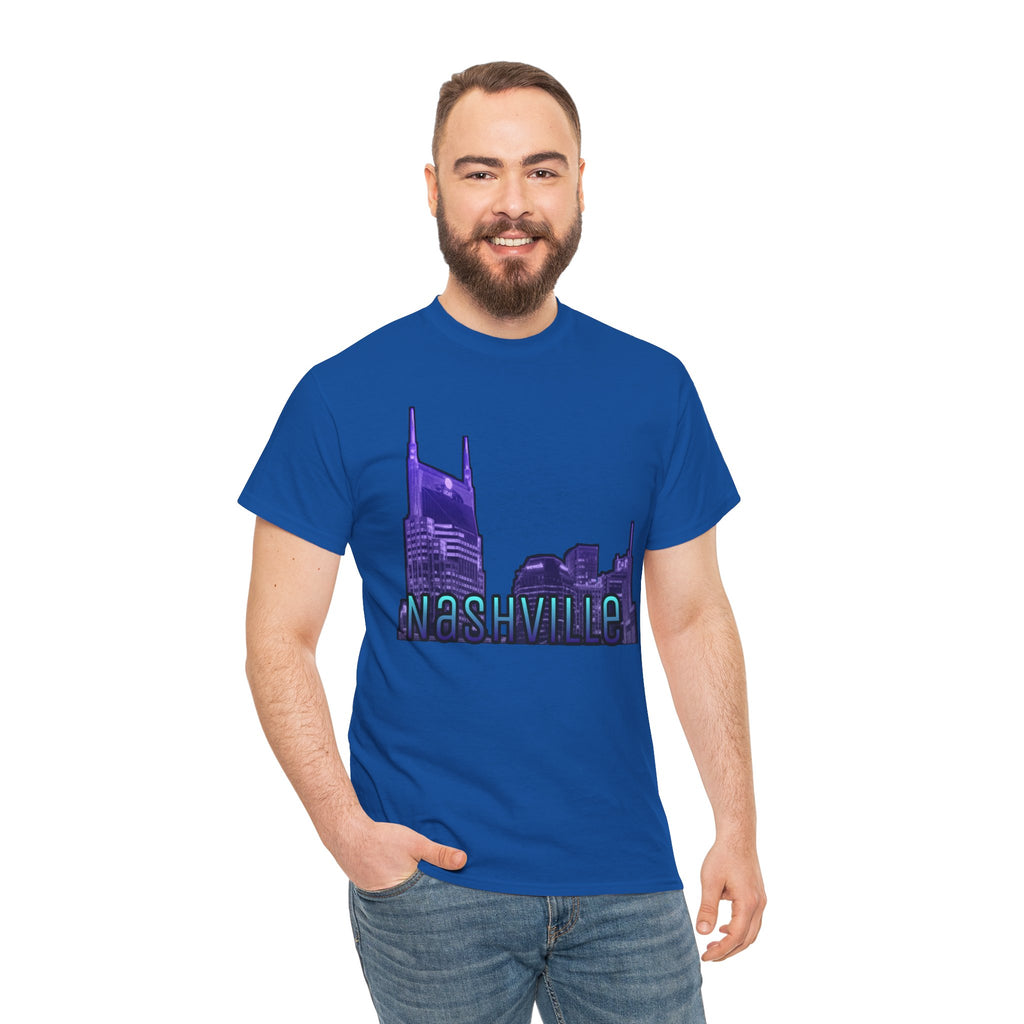 "Nashville Skyline" - Nashville Tennessee Graphic Tee