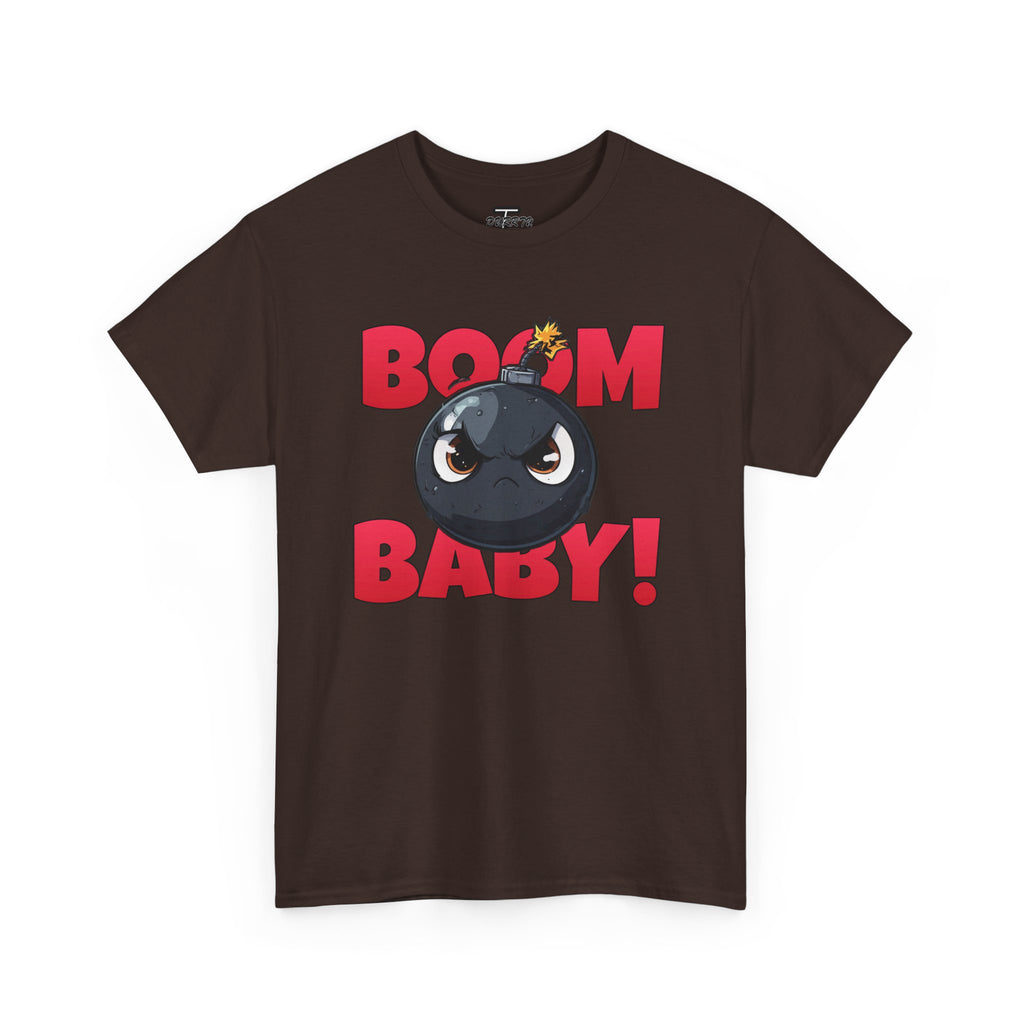 "Boom Baby!" Retro Cartoon Bomb Graphic Tee