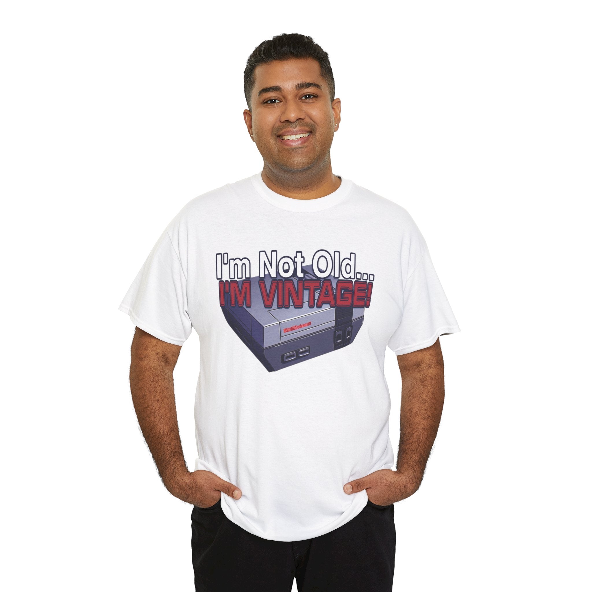 "I'm Not Old... I'm Vintage" Retro Gaming T-Shirt