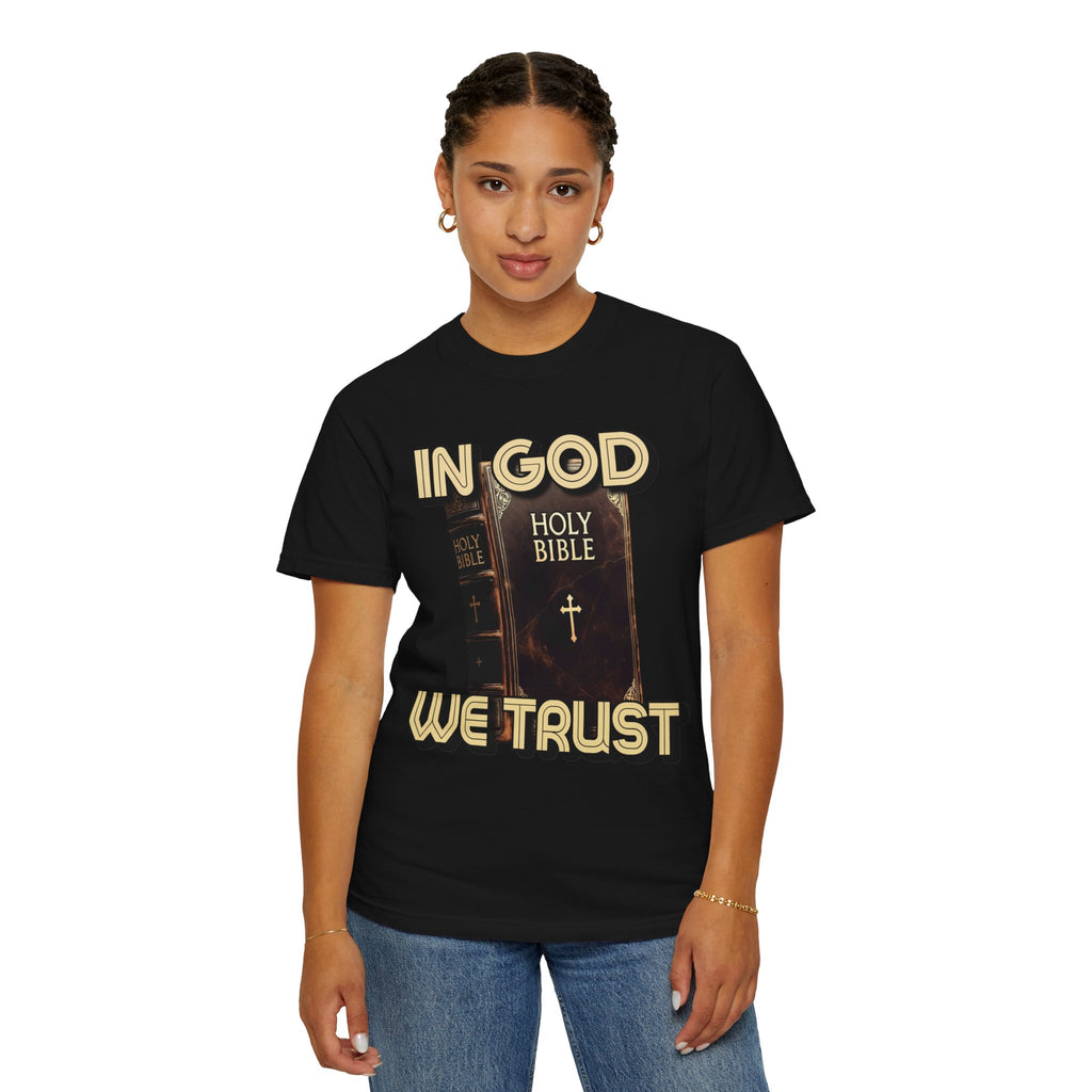 "In God We Trust" Faith Graphic Tee
