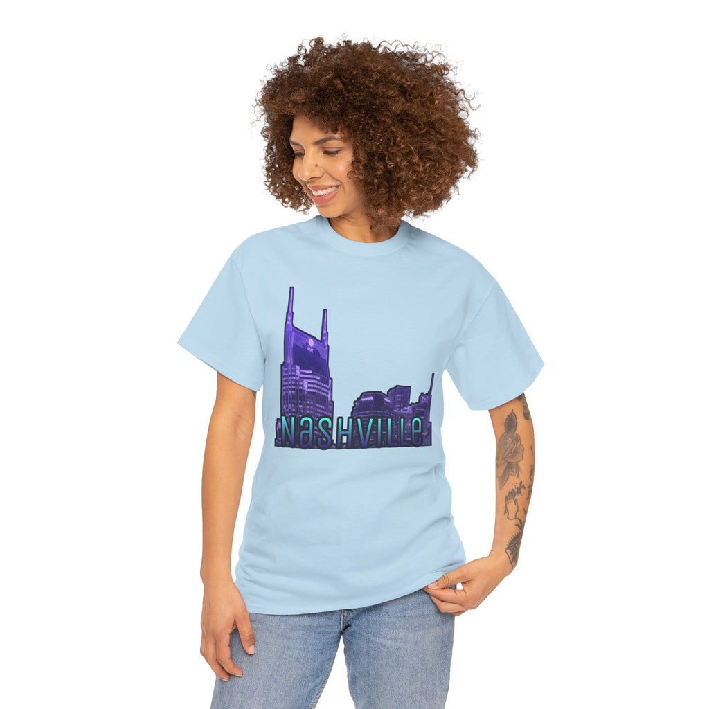 "Nashville Skyline" - Nashville Tennessee Graphic Tee