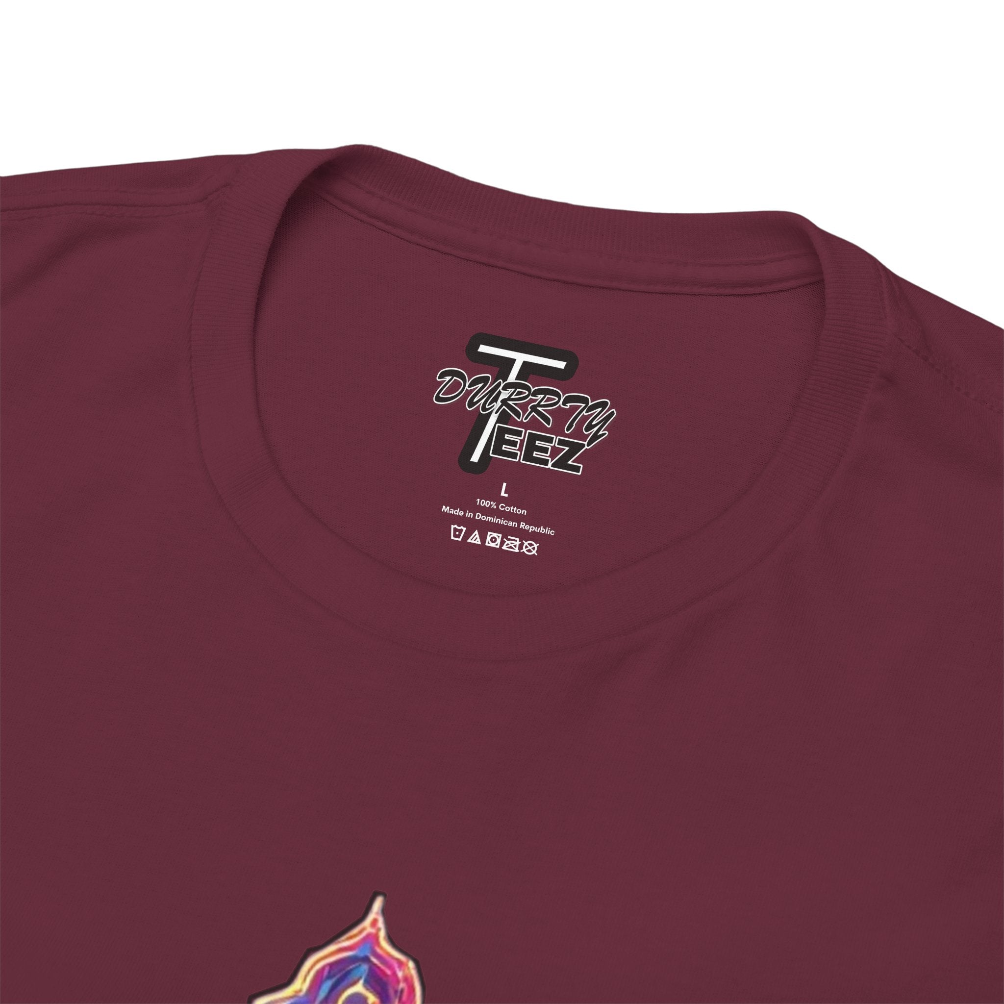 "Self Sacrifice" Neon Christian Cross Graphic Tee