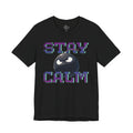 "Stay Calm" Retro Pixel Bomb Graphic Tee