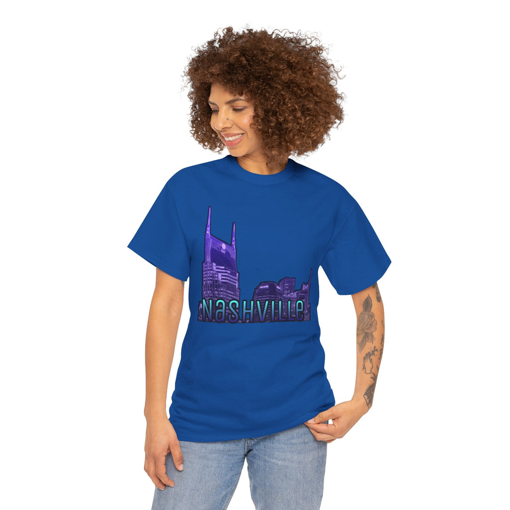 "Nashville Skyline" - Nashville Tennessee Graphic Tee