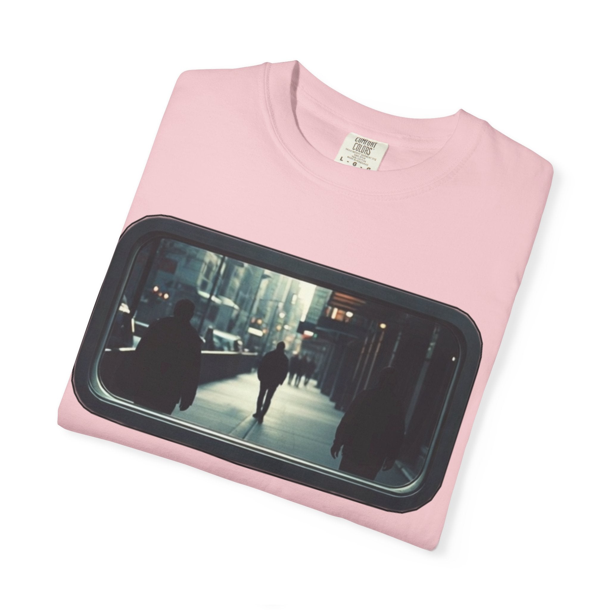 "Outside My Window" Urban Night Commuter Graphic Tee